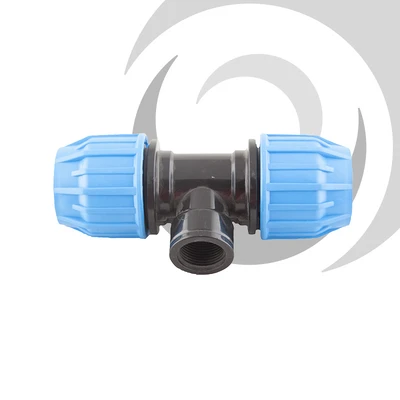 20mm x 1/2" Comp. Tee Junction FEMALE Thread
