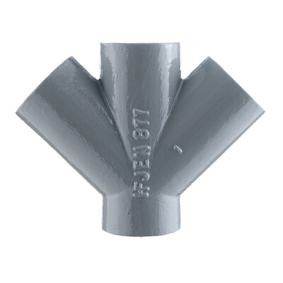 200x200mm Halifax HD Double Branch 45deg; Grey