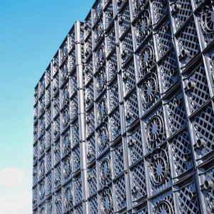 Stormwater Soakaway Crates Rainwater Drainage Stacked up