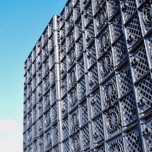 Stormwater Soakaway Crates Rainwater Drainage Stacked up