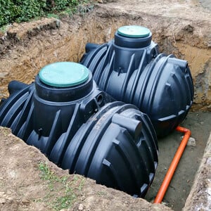 Rainwater Harvesting Storage Tank Installation Graf