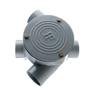 150x100mm Halifax HD Inspection Chamber; Grey