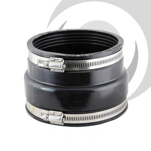 4" Clay/Plastic, 121-137mm - 110-122mm Flexible Adaptor Coupling