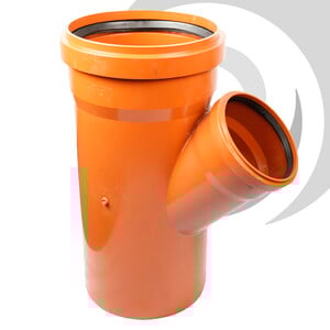 250/110mm D/Socket Unequal Y Junction