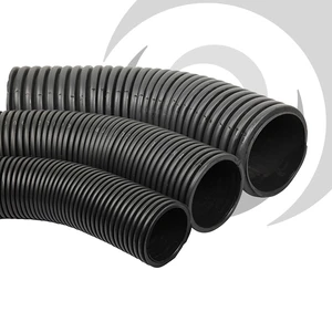 125mm ID Twinwall Duct Bend Long Radius 45deg P/E