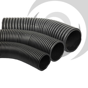 125mm ID Twinwall Duct Bend Long Radius 45deg P/E
