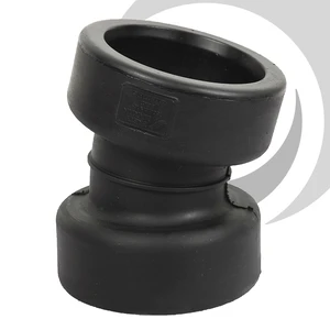 150mm ID Twinwall Drain Bend D/Socket 15 deg Short Radius, inc. seals