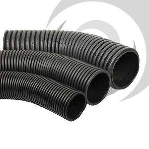 150mm ID/ 178mm OD Twinwall Duct Bend 45deg Long Radius P/E