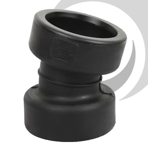 225mm ID Twinwall Drain Bend D/Socket 15deg Short Radius inc. seals