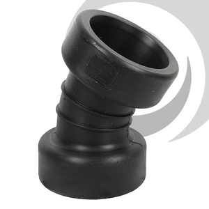 225mm ID Twinwall Drain Bend D/Socket 30deg Short Radius inc. seals