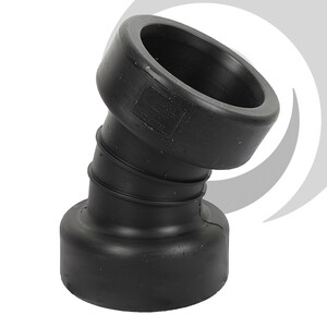 225mm ID Twinwall Drain Bend D/Socket 30deg Short Radius inc. seals