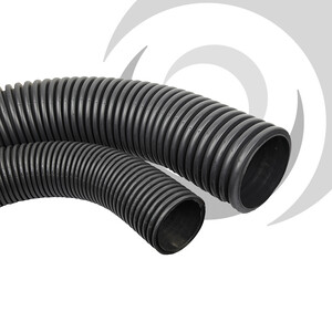 225mm ID Twinwall Duct Bend Long Radius 90deg; P/E