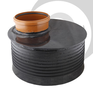 300mm Naylor TW Socket to 160mm UPVC Socket Level invert reducer