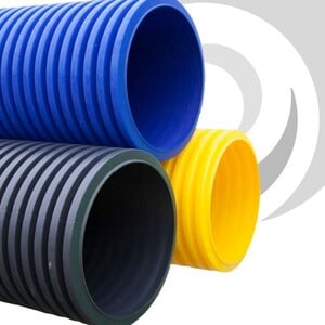 300mm ID Gas T/W Duct x6m; YELLOW