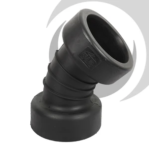 300mm ID Twinwall Drain Bend D/Socket 45 deg Short Radius inc. seals