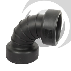 300mm ID Twinwall Drain Bend D/Socket 90 deg Short Radius inc. seals