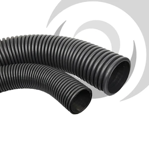 300mm ID Twinwall Duct Bend Long Radius 90deg P/E