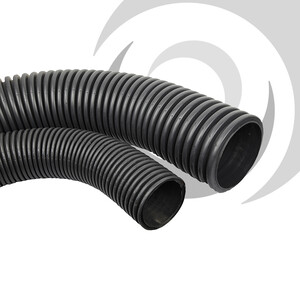 300mm ID Twinwall Duct Bend Long Radius 90deg P/E