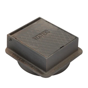 Ductile Iron Surface Box 170x150mm Plasson Hinged - Marked 'Water'