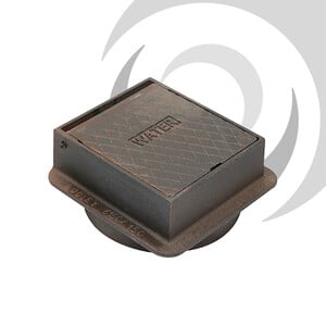 Ductile Iron Surface Box 170x150mm Plasson Hinged - Marked 'Water'