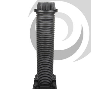 100x130mm Plasson Surface Stop Tap Cover Hinged Plastic Marked 'Water'
