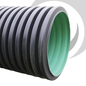 450mm BBA Twinwall Plain Ended Pipe x6m