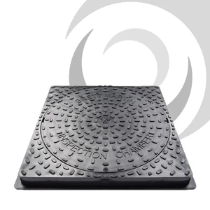Polypropylene Cover & Frame: 450 x 450mm 50 kn Square to Round
