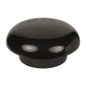 110mm Soil Pipe Mushroom Vent Cowl - Black
