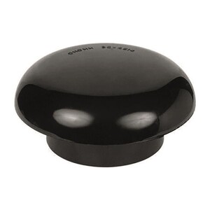110mm Soil Pipe Mushroom Vent Cowl - Black