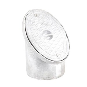 110mm Aluminium Rodding Eye 45deg