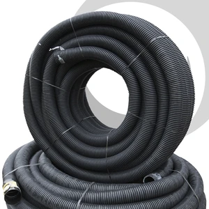 63mm OD Twinwall Duct x50m; BLACK