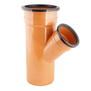 160/110mm UPVC D/Socket 45deg Unequal Y Jc