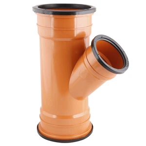 160/110mm UPVC T/Socket 45deg Unequal Y Jc