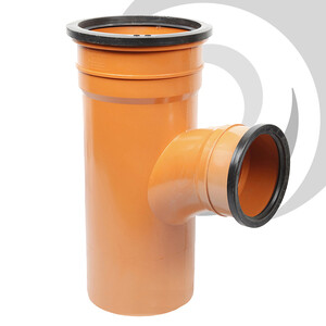 160/110mm UPVC D/Socket Unequal T Junction