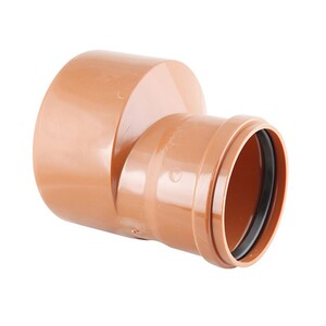 160mm Spigot to 110mm Socket Reducer Level Invert