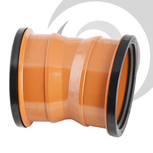 160mm UPVC Drainage D/Socket Bend 11.25deg