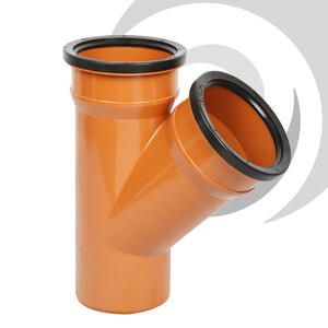 160mm UPVC Drainage Double Socket Y Junction