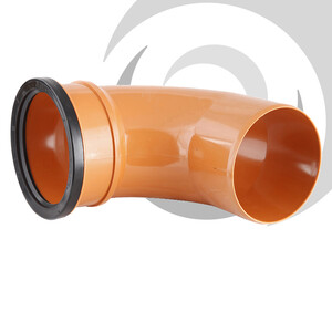 160mm UPVC Drainage S/Socket Bend 87.5deg