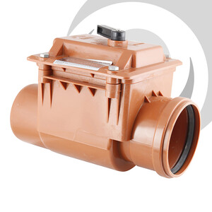 160mm UPVC Non Return Valve, S/Socket