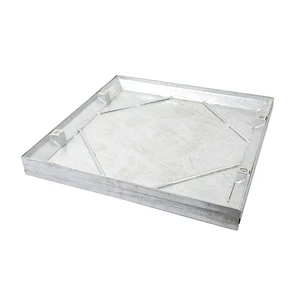 RECESSED SCREED Cover Galvanised: 450 x 450mm Sealed & Locked 10tn GLVW