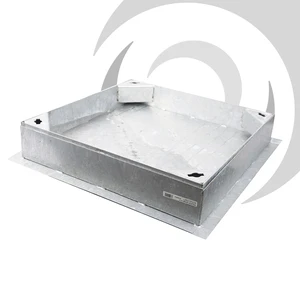 BLOCK PAVIOR Cover: 300 x 300 x 80mm; Galvanised Frame - 10 ton GLVW