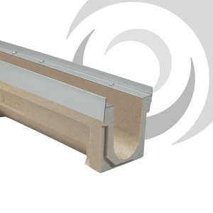 F100K 100mm W x 250mm D Polymer Channel x1m F900