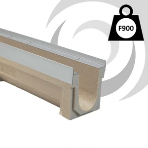 F150K 150mm W x 270mm D Polymer Channel x1m F900