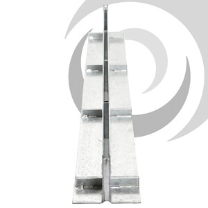 EUROSELF 100mm Galv. Single Centre Slot Grate Grating x1m; C250 - 70mm Slot Height