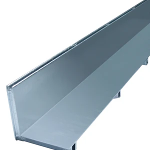 MULTIV+150 150mm W x 105mm H Galv. Single Slot Grating x1m; D400