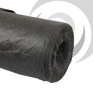 Woven Geotextile 4.5M x 100m Roll; Black - 76mm Core