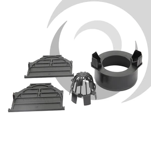 Hexdrain Accessory Set inc. Outlet Connector 2x End Caps & Leaf Guard