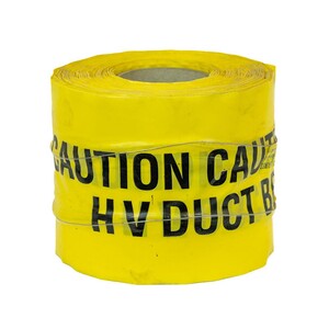 Detectable U/G Warning Tape - HV Duct (x100m) RED