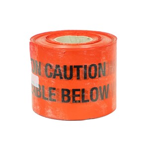 Underground Warning Tape - High Voltage (x365m) Red