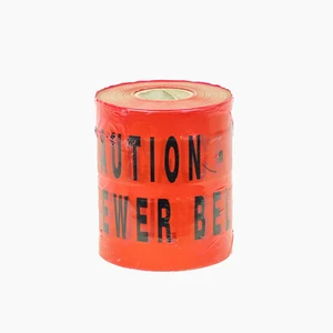 Underground Warning Tape - SEWER PIPE (x365m) - RED